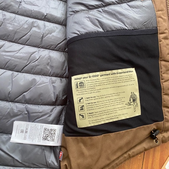 Fjallraven Mens Skogso Padded Jacket Small Dark Oak - Picture 7 of 14